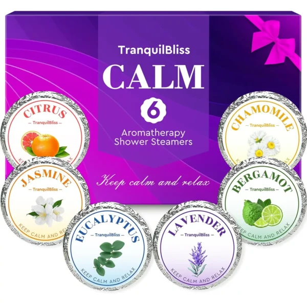 Shower Steamers 6 Pack - Aromatherapy Shower Bombs