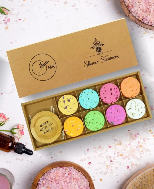 Shower Steamers Aromatherapy - 8 Pack Organic Shower Bombs