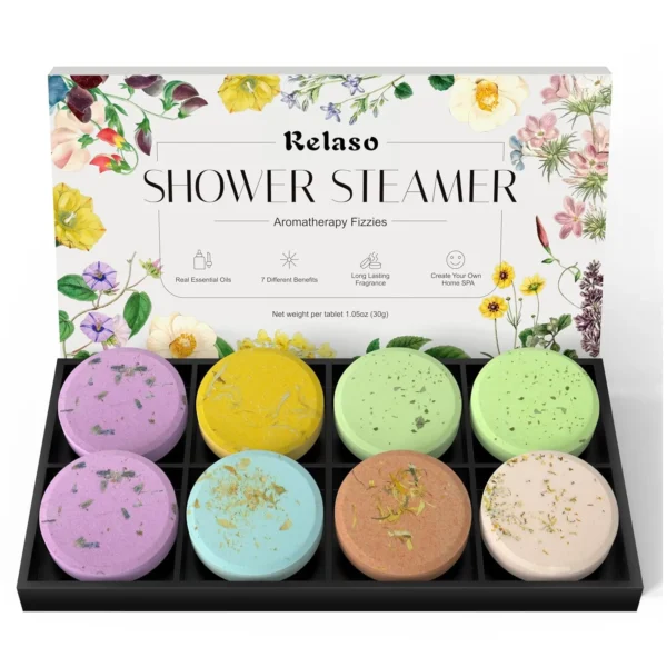 Shower Steamers Aromatherapy Gift Set for Women & Men