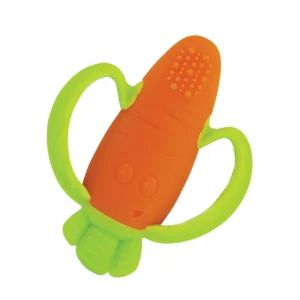 Silicone Carrot Teether - Baby Teething Relief 0M+