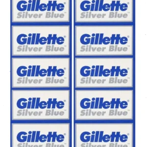 7 O'Clock 50 Silver Blue Razor Blades - Russia