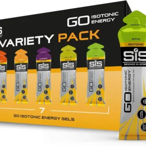 Science In Sport GO isotonic energy gels provide a quick and easily digestible carbohydrate boost with low sugar, perfect for fueling intense workouts without water.