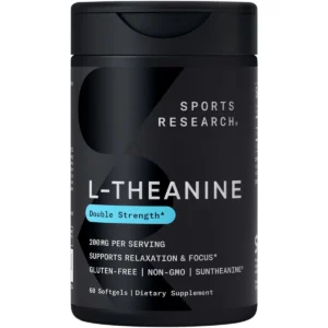 Sports Research L-Theanine 200mg - 60 Capsules