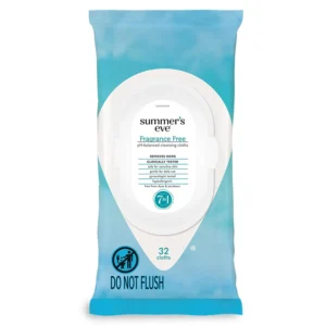 Summer's Eve Fragrance Free Feminine Wipes 32 Count