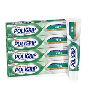 Super Poligrip Zinc Free Denture Adhesive Cream