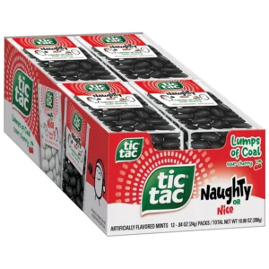 Tic Tac Black Cherry Mints Stocking Stuffer 12 Pack