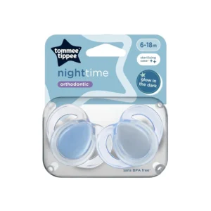 Tommee Tippee Night Time Soothers 18-36m, 2 Pack