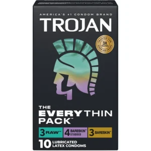 Trojan BareSkin Condoms - Thin Latex Protection, 10 Count