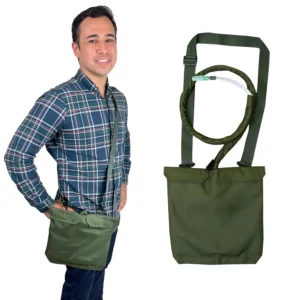 Urine Bag Holder with Tube Cover - Olive