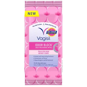 Vagisil Odor Block Wipes - Daily Feminine Freshness