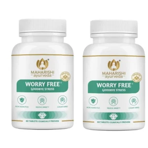 Worry Free Ayurvedic Stress Relief - 120 Tablets