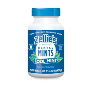 Zellies Cool Mint Mints - Sugar Free & Vegan, 250 Count