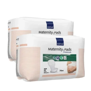 ABENA premium maternity pads provide quick absorption and leak protection for postpartum incontinence with an extra-wide design and odour control.
