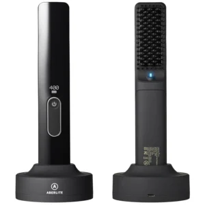 Aberlite Go 2 cordless hair straightener and heated beard comb for fast, painless styling with advanced heat technology.