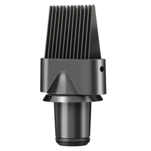 Large round volumizing brush attachment for Dyson Airwrap hair styler, designed to add volume and create natural curls with its unique comb teeth.