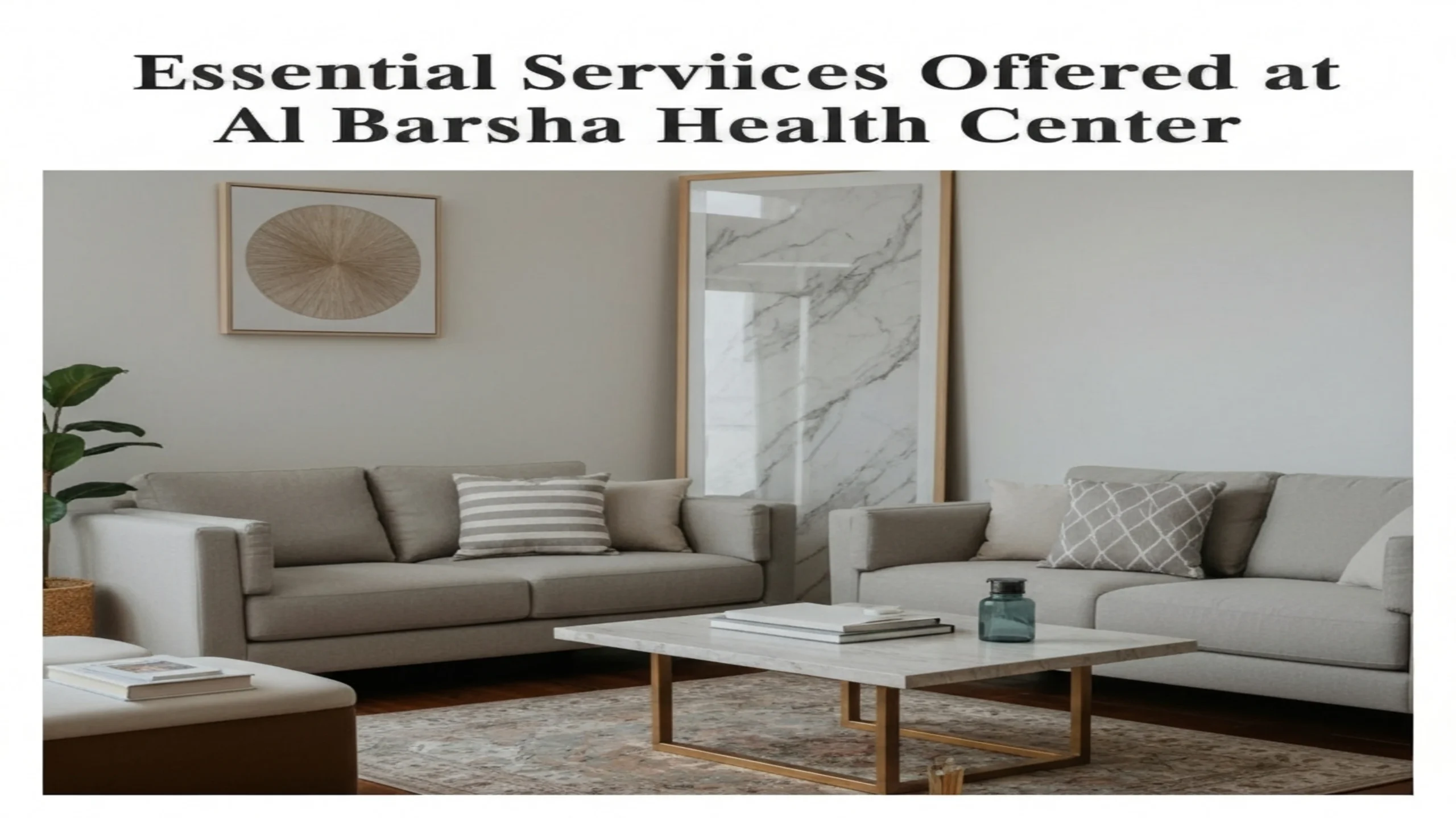 Essential services offered at Al Barsha Health Center