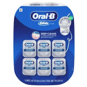 This is a pack of six Alba Bo Glide Advanced Floss, each with 43.7 yards, in secure packaging.