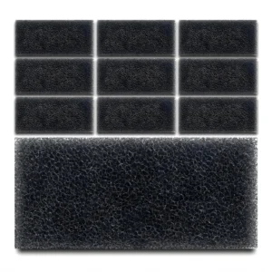 Ten pre-cut GBF foam pads with self-adhesive backing, designed to protect the internal cam bearing of Andis AGC, BGC, BDC, and SMC Excel clipper models from pet hair and debris.