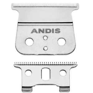 This stainless steel Andis GTX deep tooth replacement blade is compatible with Andis T-outliner trimmers and provides a cooler, smoother cut for hair, beards, and mustaches.