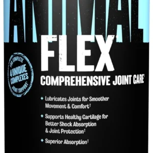 Universal Nutrition Animal Flex supplement with hygienic packaging is formulated with care and packed with a host of goodness to support healthy joints.