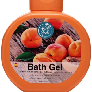 Refreshing apricot bath gel gently cleanses, hydrates, and softens skin for a healthy glow.