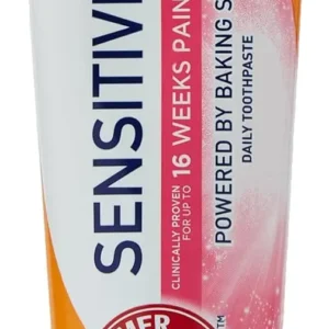 Arm & Hammer Enamel Sensitive Pro toothpaste provides pain relief for sensitive teeth and strengthens enamel with liquid calcium.
