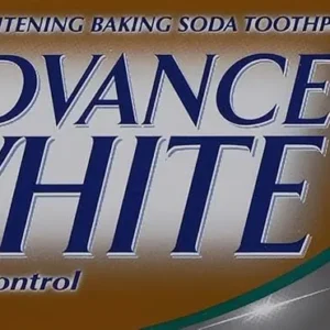 Arm & Hammer Advance White toothpaste uses baking soda to gently whiten teeth, control tartar, and leave your mouth feeling fresh and clean.