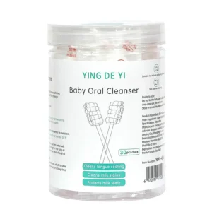 JZS baby tongue cleaners are individually wrapped, disposable oral swabs perfect for cleaning a newborn's mouth and gums, even before teeth appear.
