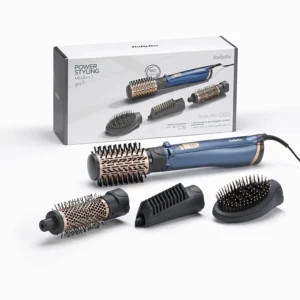 The BaByliss Air Styler Pro 1000 offers versatile styling with its thermal and rotating brushes, ionic technology, and multiple heat settings for salon-quality results at home.