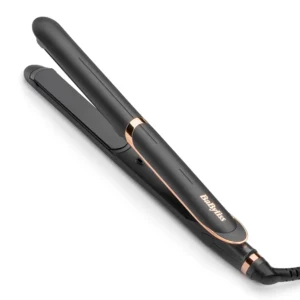 BaByliss Smooth Pro 235 hair straightener with nano-ceramic plates and six heat settings for salon-quality results.