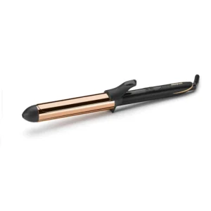The BaByliss Titanium Brilliance Curls 32mm curling tong features a super polished true-titanium barrel and digital heat settings up to 210C for creating smooth, long-lasting curls.