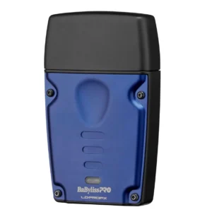 The BaBylissPRO compact single foil shaver provides a skin-safe, ultra-close shave with its hypoallergenic foil and high-speed motor, featuring a durable metal build and USB-C charging.