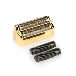 The BaBylissPRO FXONE gold replacement foil and cutters provide a close shave for the neck, face, and hairline when your shaver's foil and cutters become dull.
