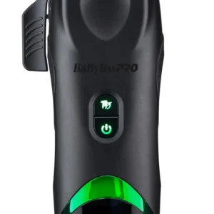 The BaBylissPRO Tomb45 wireless hair clipper features a black titanium blade, ergonomic design, and comes with dual lithium-ion batteries and a charging dock.