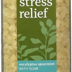 Bath and Body Works Eucalyptus Spearmint Aromatherapy bath soak in a 17 ounce container.