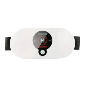 Portable belly massager with heat and multiple modes for abdominal slimming, muscle toning, workout recovery and targeted body relief.