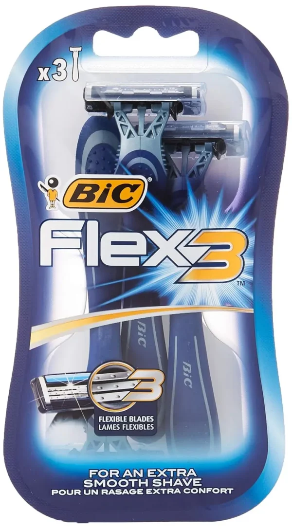 Bic Flex3 Comfort Disposable Razors - 3 Count