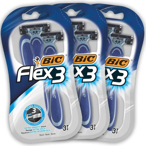 Bic Flex3 Comfort Disposable Razors - 3 Count