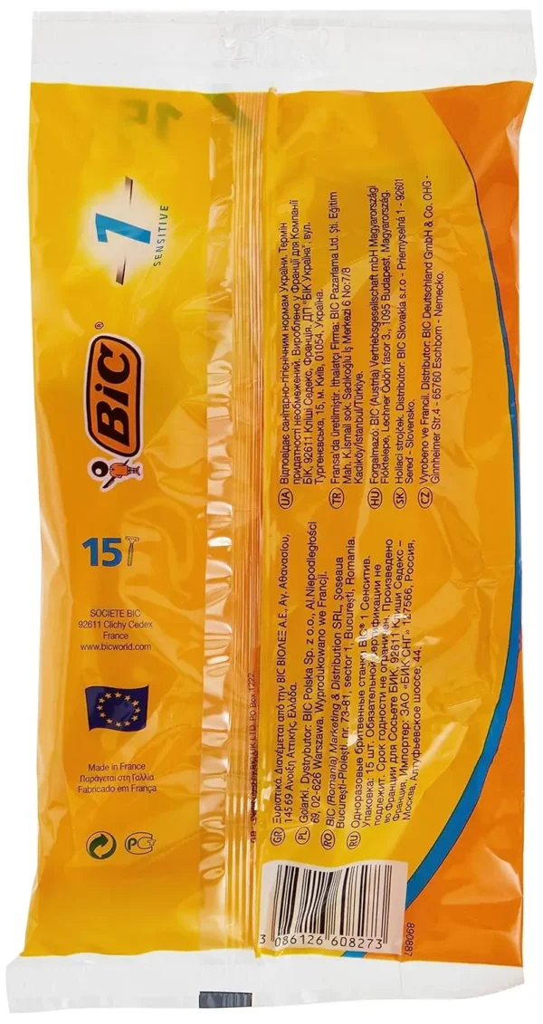 Bic One Blade Disposable Razors - 15 Count