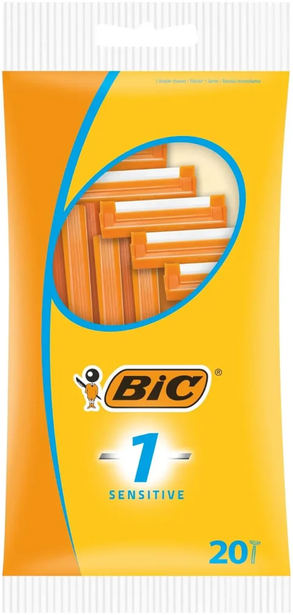 BIC 1 Sensitive Disposable Razors - 20 Count