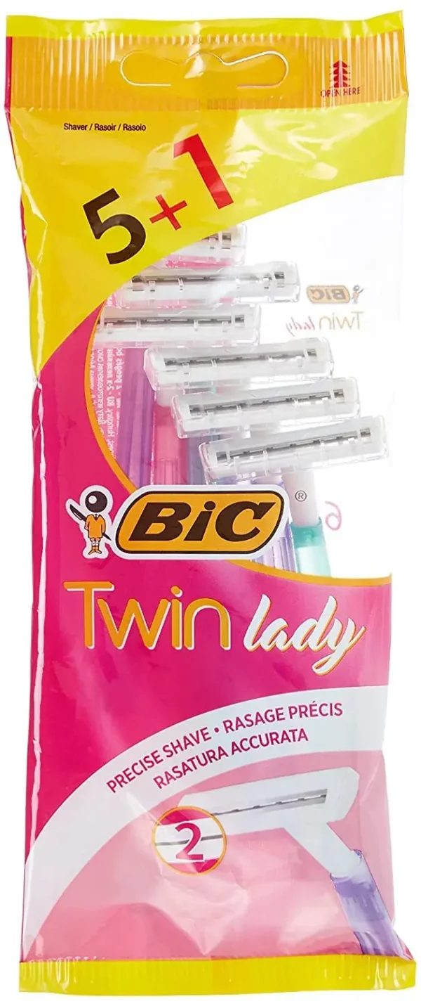 Bic Twin Lady Disposable Razors - 6 Pack