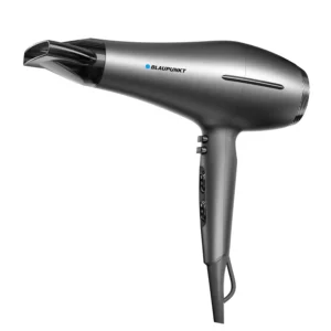 Blaupunkt professional 2400W ionic hair dryer with diffuser and concentrator attachments for salon-quality styling at home.