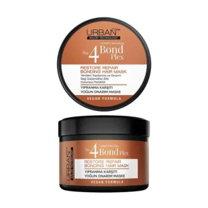 Urban Care Bond Plex hair mask helps to repair damaged hair, strengthen weak strands, and smooth the hair texture while protecting from heat and split ends.