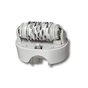 Close-up of a standard size replacement epilator head for Braun Silk Epil 7 epilators, model number 67030946, compatible with various models including 7681, 7781, and others.