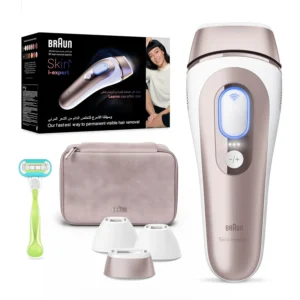The Braun IPL i·expert provides long-lasting, visible hair removal results at home with its smart IPL system that adapts to your skin tone and offers real-time coverage feedback for safe and easy use.