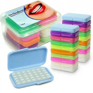 Twenty boxes of BVN dental wax for braces provide orthodontic relief and protect gums and lips from irritation.