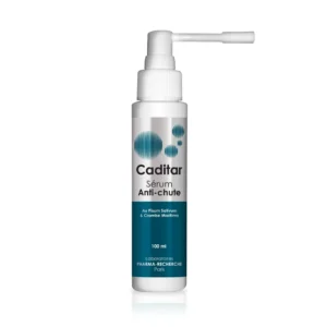 Caditar anti-loss serum made in France, reduces hair loss by 47% and restores hair regeneration, dermatologically tested.