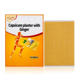 Eighty capsaicin ginger patches offer a double dose of relief with good air and water permeability, in portable 3.94x2.76 inch size.