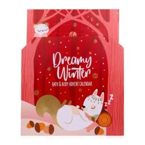 Accentra care advent calendar for girls with 24 beauty gifts, including body lotion, bath bombs and shower gel, perfect for brightening up the Advent season.