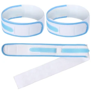 Comfortable and adjustable catheter leg strap holder secures the urinary drainage bag, preventing slipping and providing stability for men and women.
